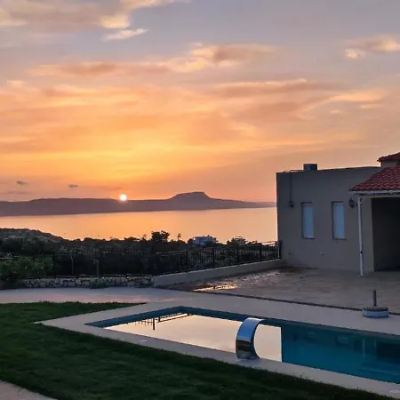 Alma Libre Luxury With Private Pool & Sea View 罗希姆诺