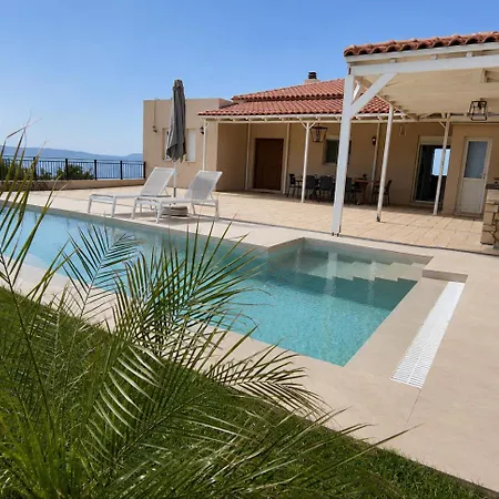 Alma Libre Luxury With Private Pool & Sea View 罗希姆诺