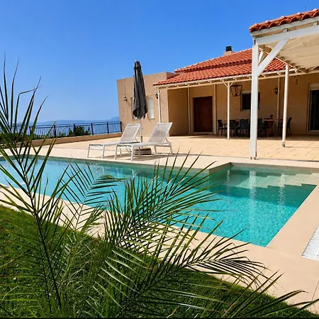 Alma Libre Luxury With Private Pool & Sea View 别墅 罗希姆诺